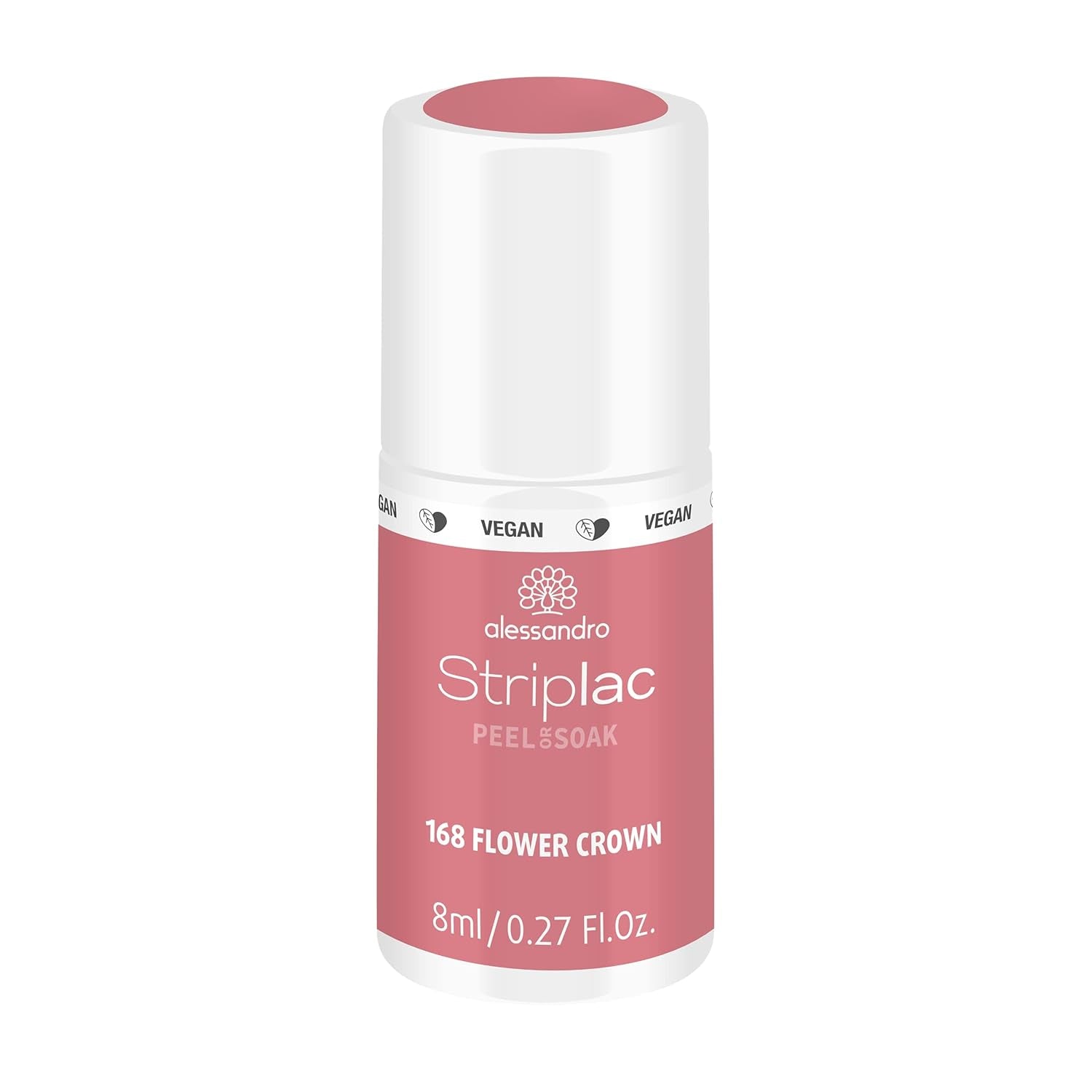 Alessandro Striplac White Honeymoon UV nail polish - Delicate and long-lasting - Easy removal thanks to the removal technology - Vegan and cruelty-free - 8 ml