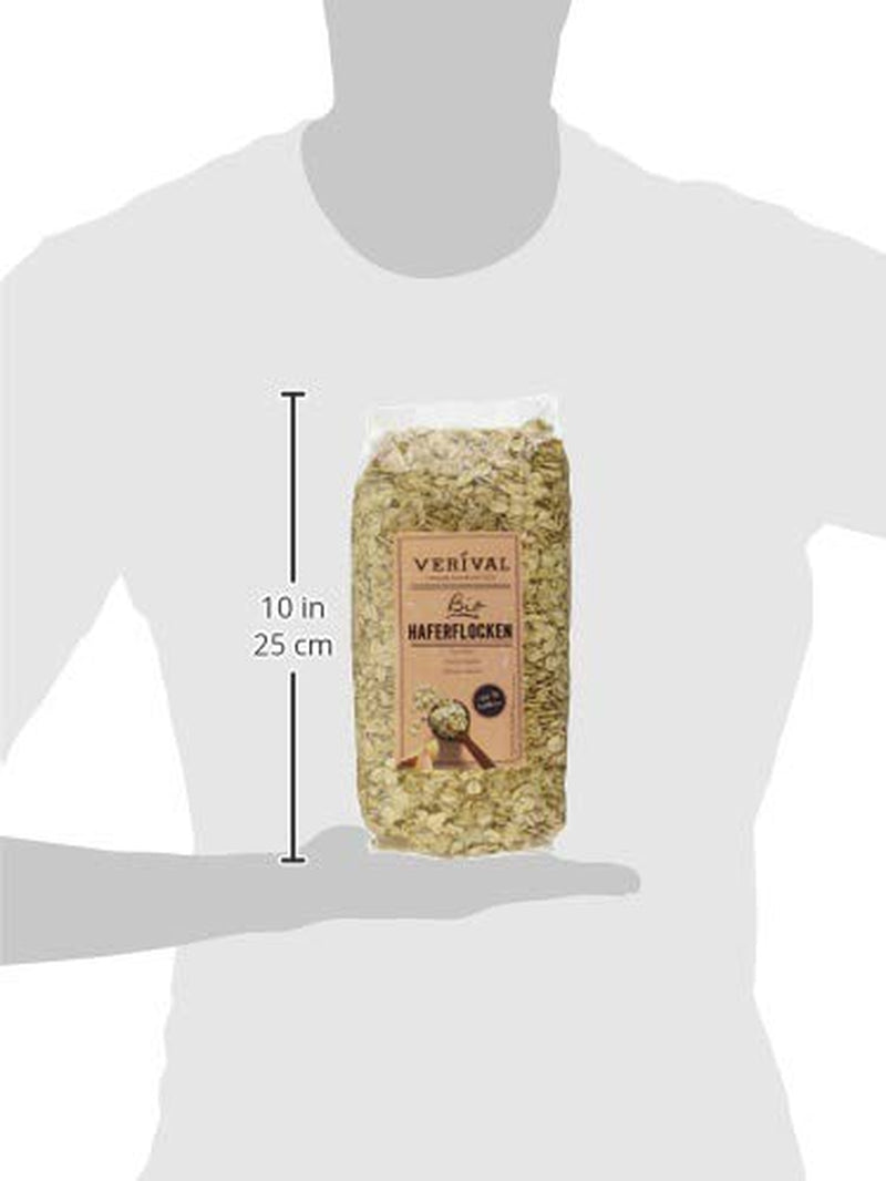 Verival Organic Oatmeal, Pack of 6 (6 x 500g)