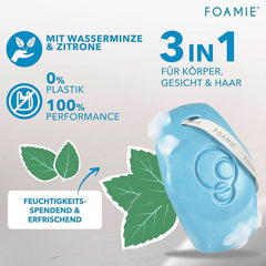 Foamie, Gel de duș, sapun și șampon solid, 3 in 1, 90 grame Duș și baie Naty Shop