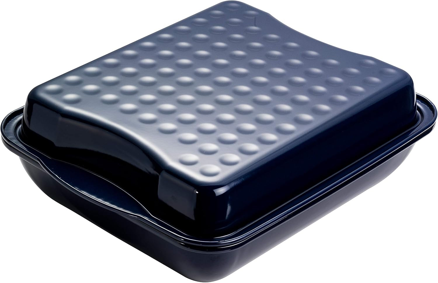 Dr. Oetker Maxi-Bräter Mit Deckel BACK-IDEE KREATIV, Brat- Und Auflaufform Aus Hochwertigem Stahlblech Mit Emaillierung, Eckige Form, Schnitt- Und Kratzfest - Spülmaschinengeeignet in Schwarz Molds and trays for baking Naty Shop