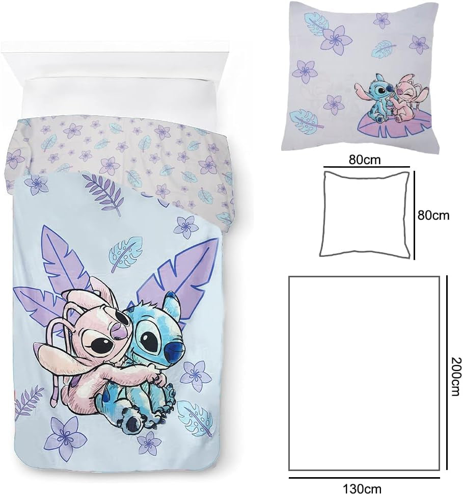 Lenjerie de pat pentru copii, Stitch, bumbac Lenjerie de pat - copii Naty Shop