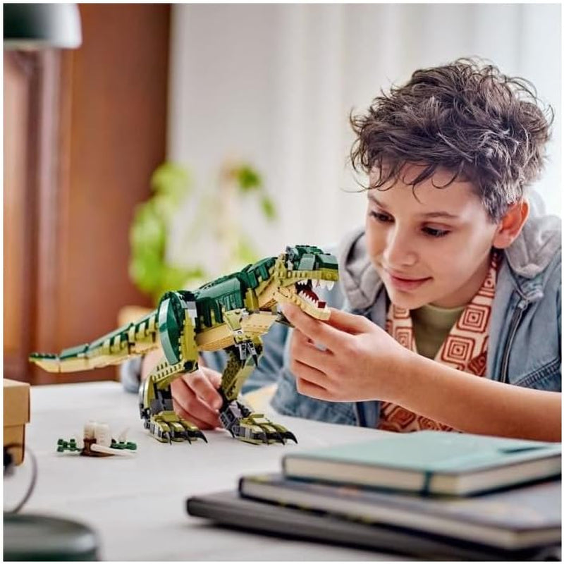 LEGO Creator T.Rex, Dino 3-in-1 Transformable Triceratops or Pterodactyl, Mobile Dinosaur Model for Kids, Gift for Boys and Girls 31151 Building Sets Besuche den LEGO-Store