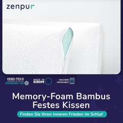 Set de 2 perne pentru susținerea gâtului 40X60-13Cm - Pernă ergonomică de dormit pentru gât și umeri, certificată Oeko-Tex Perne ortopedice cervicale Naty Shop