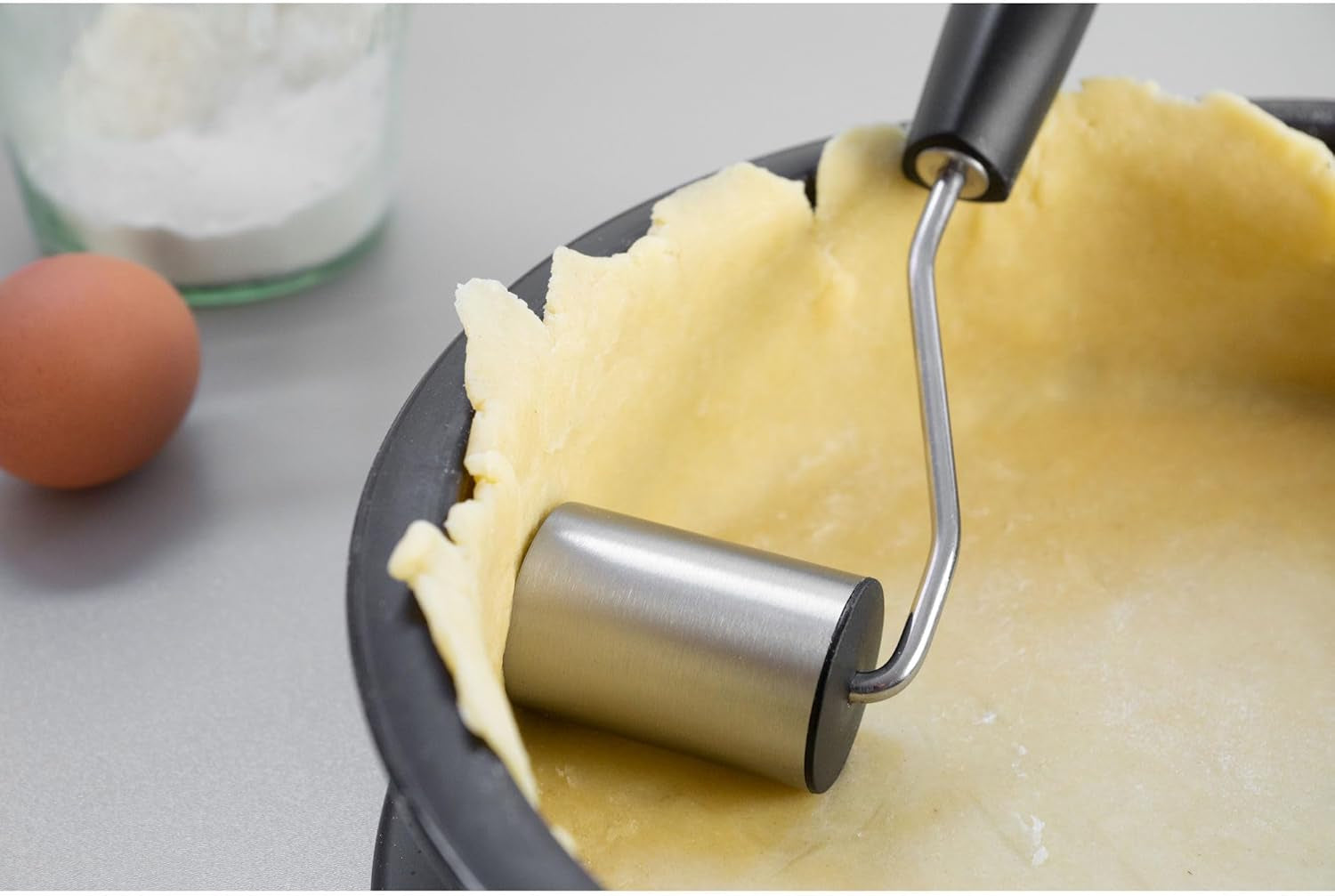 Lurch 230260 TANGO Teigroller aus Edelstahl mit Kunststoffgriff