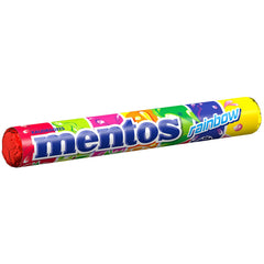 Mentos Fruit Dragees Orange Lemon Strawberry Chewy Fruit Flavored Sweets (3 Rolls), Vegan (Pack of 3)