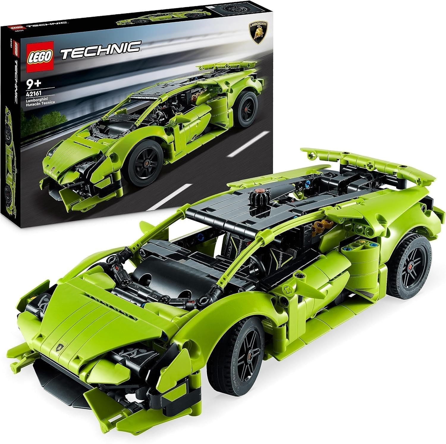 LEGO 42161 Technic Lamborghini Huracán Tecnica Toy Car Model Kit Racing Car Building Set for Kids Boys Girls Motor Sports Fans Collection Gift Building Sets Besuche den LEGO-Store Single