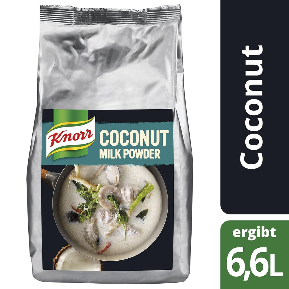 Knorr Kokosmilch Pulver (Milk Powder aus 20 frischen Kokosnüssen, ergibt 6.6 Liter Kokosmilch) 1er Pack (1 x 1 kg)