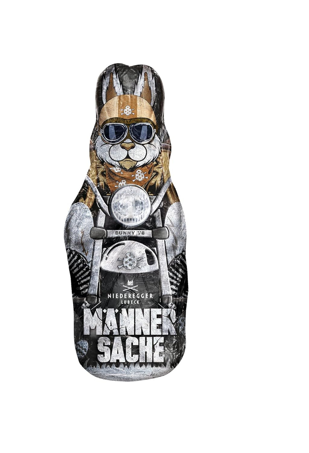 Niederegger | Easter Bunny from Marzipan | For Men | 1 x 100g | Marzipan figurine covered with dark chocolate | Easter Bunny | Easter gift