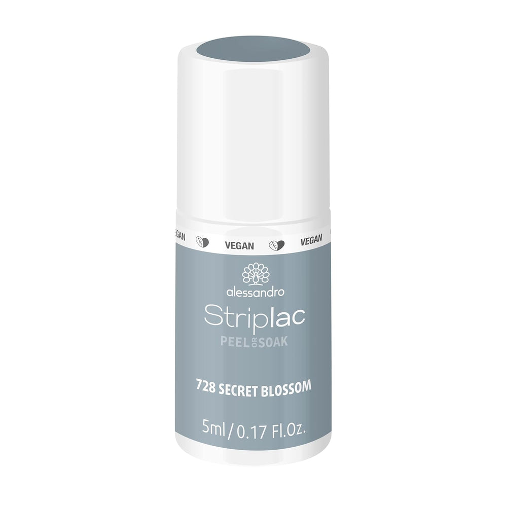alessandro Striplac UV-Nagellack Flat White – Schonend und langanhaltend – Einfache Entfernung dank Peel-Off-Technologie – Vegan und tierversuchfrei – 8 ml