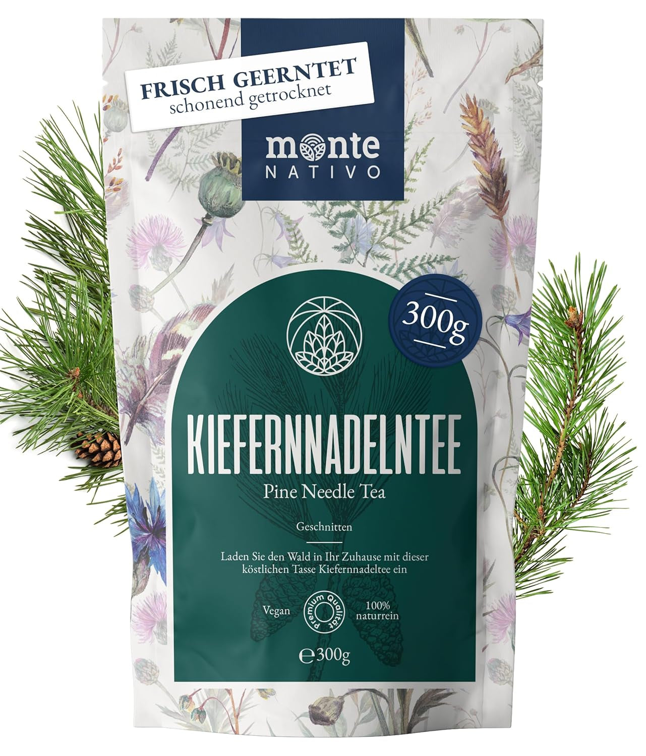 Pudră Matcha Bio Monte Nativo (100G) - Ceai Matcha pentru Latte - Ceai verde premium - 100% natural și fără aditivi