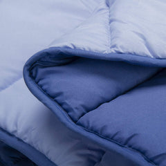 Pikolin Home - Reversible duvet 300 G - Two-tone Nordic filling - For bed 100/105 - Feather filled, Warm, Breathable, Light grey/natural grey, 180 X 220 Cm Duvets and quilts Naty Shop