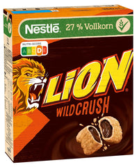 Nestlé LION WildCrush Chocolate Caramel Breakfast Cereal 8 Pack (8 x 360g)