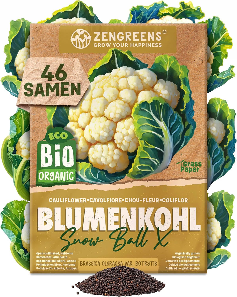 Bio Wintergemüsesamen Im 20Er Set - 20 Winter Gemüse Samen Für Den Einfachen Anbau Im Garten, Balkon Oder Hochbeet - Pflanzensamen - Saatgut