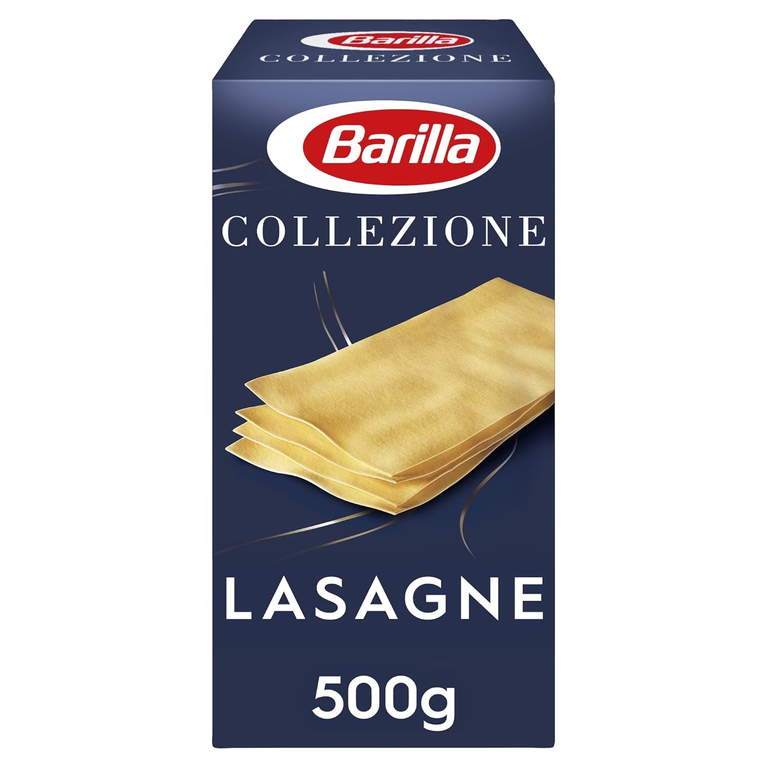 Barilla Collezione Lasagne Pasta from durum wheat, always al dente, 500g