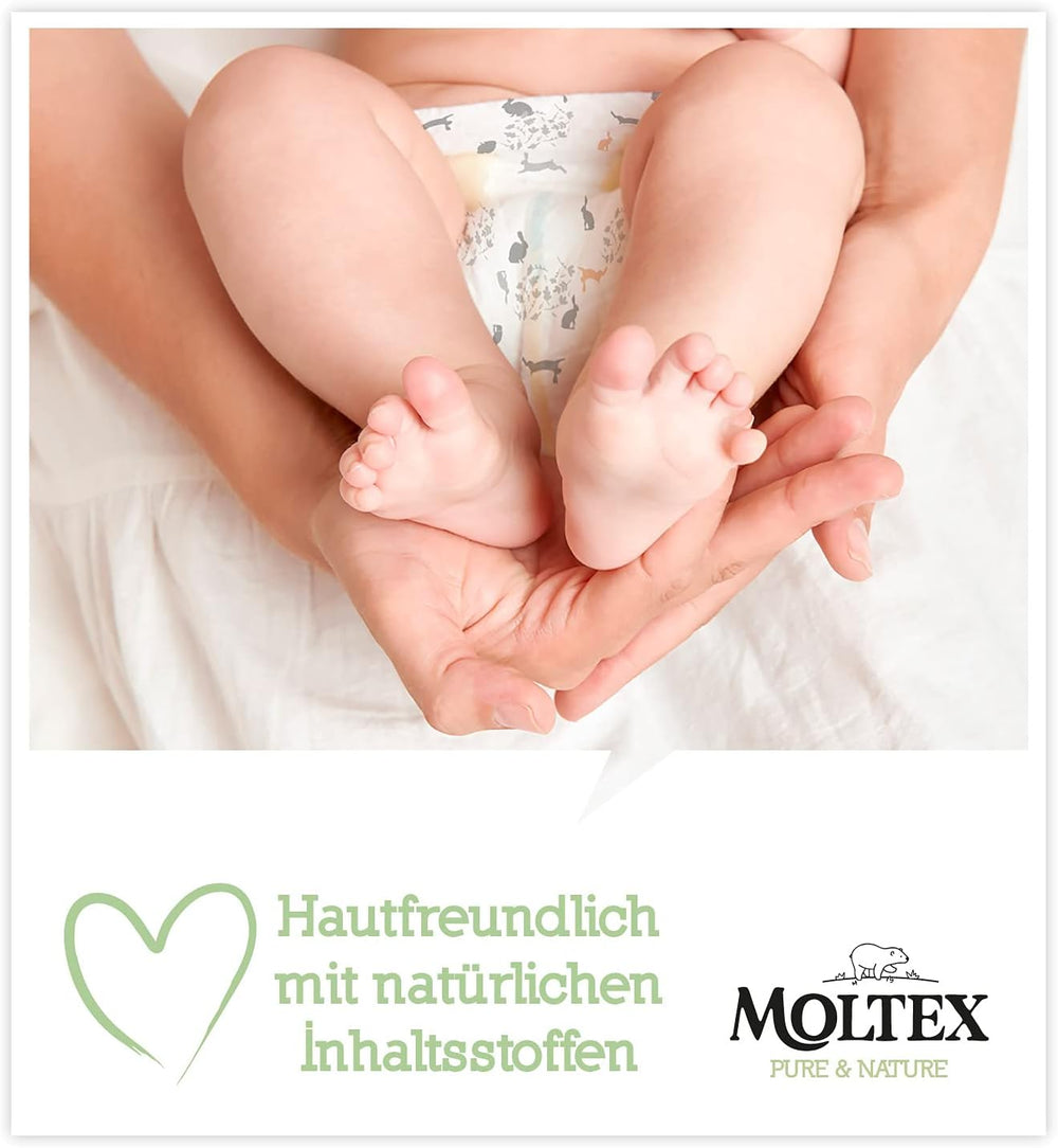 Pure & Nature Organic Diapers Size 6 XL (17-28kg) Monthly Box 84 Organic Diapers