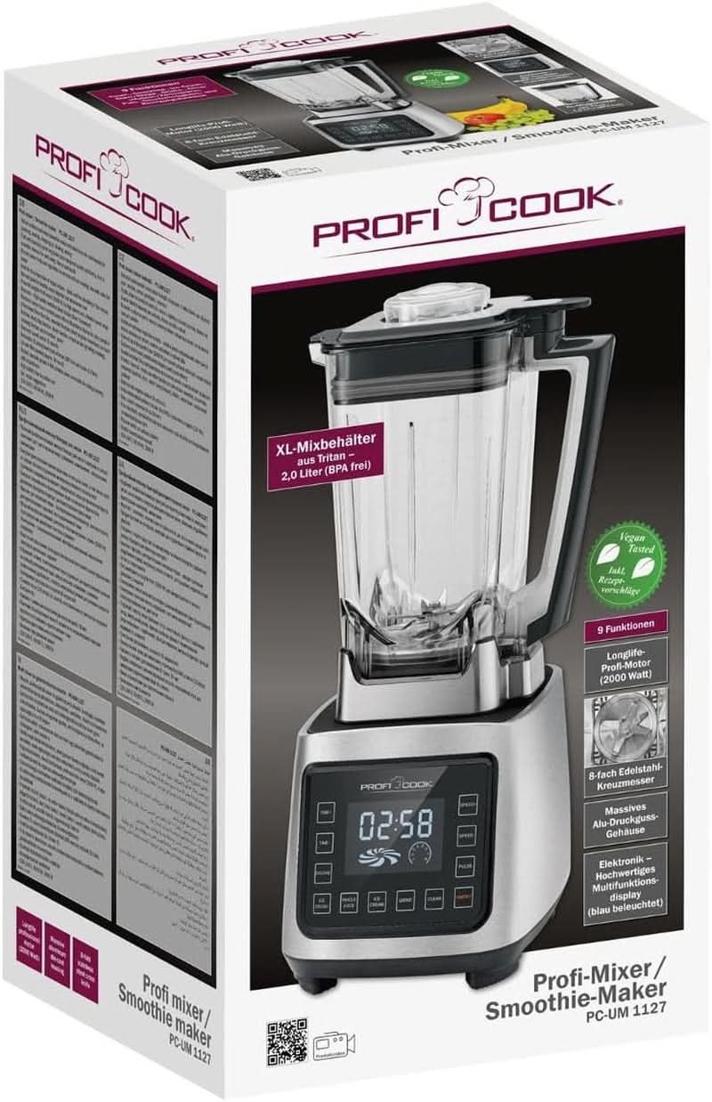 Profi Mixer/Smoothie Maker PC-UM 1127 Kitchen Naty Shop