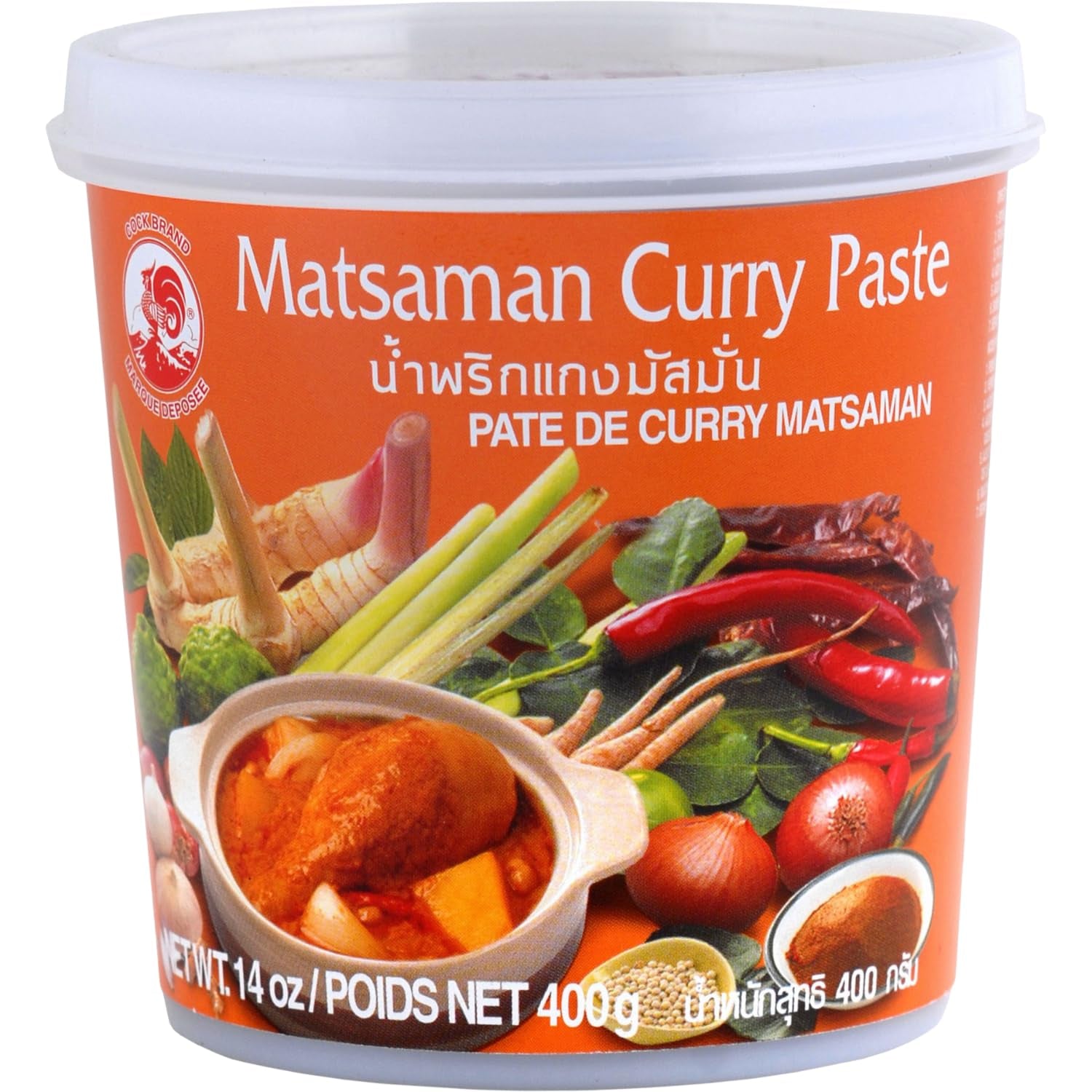 COCK - Matsaman Currypaste, (1 X 400 GR)