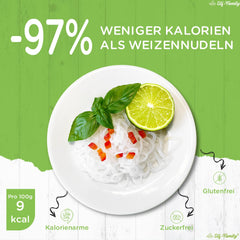 Elf-Family 6 Boxes (12 Pcs) Organic Konjac Ultra Low Carb Shirataki Noodles Vegan Gluten Free - 1.62 kg, No Carb/Keto/Low Calorie/Fat Free/Sugar Free Instant Noodles - Spaghetti and Fettuccine