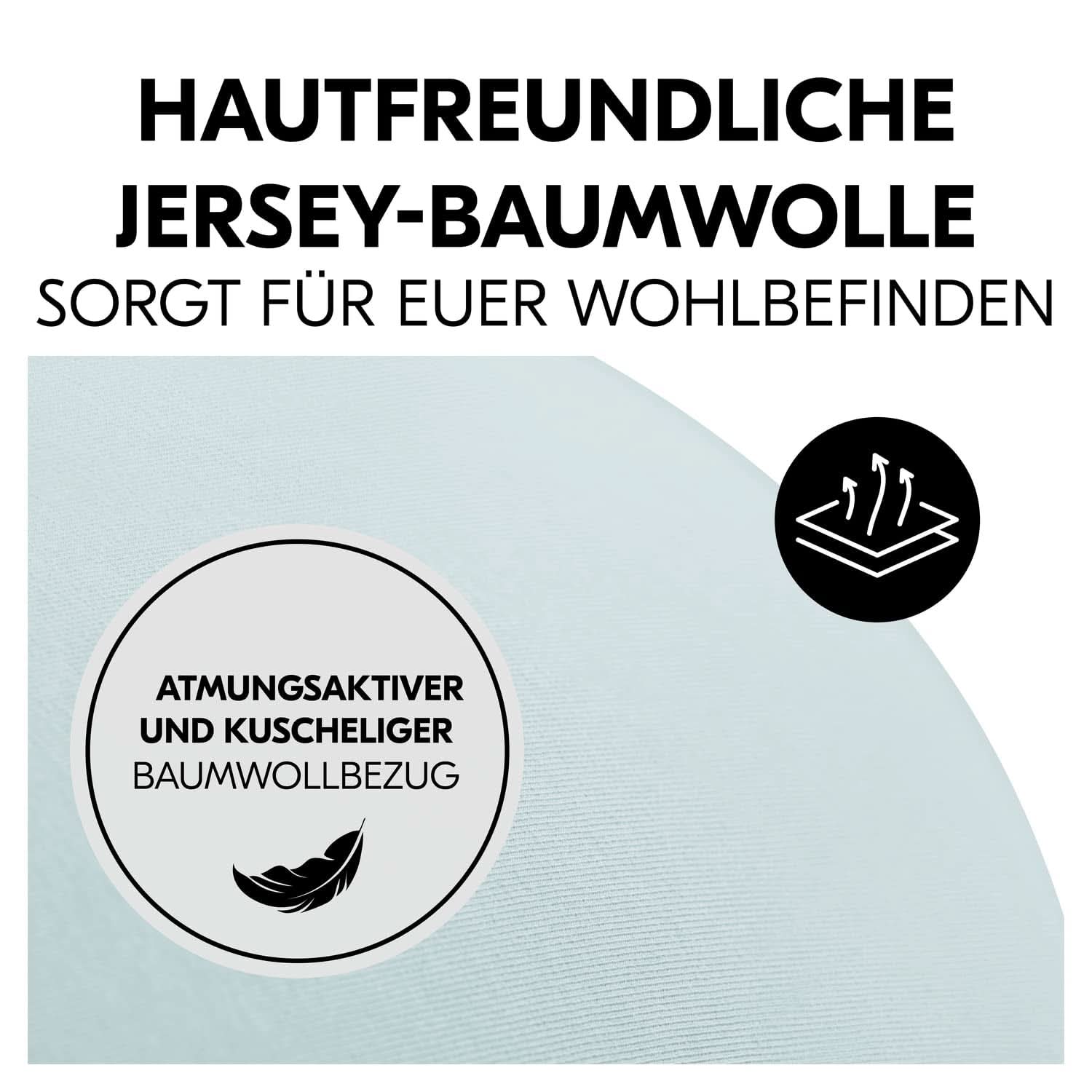 Pernă de alăptare Hauck pentru bebeluși cu umplutură Accesorii Hrana si Alaptare Bebe Naty Shop