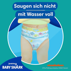 Pampers Size 5-6 Splashers Baby Shark Limited Edition 10 Pack Disposable Swim Diapers For Safe Water Protection