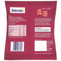 Cereal bears with superfruits (9 x 30g) – snacks for children from 1 year, sweetened only with fruit, ideal fun for the whole family