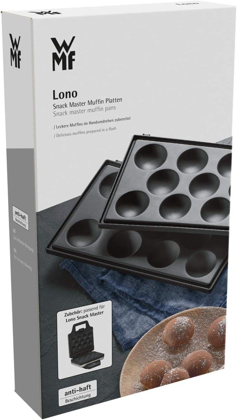 Accessories WMF Lono Snack Master, set of 2 muffin plates, non-stick coating Molds and baking trays Naty Shop
