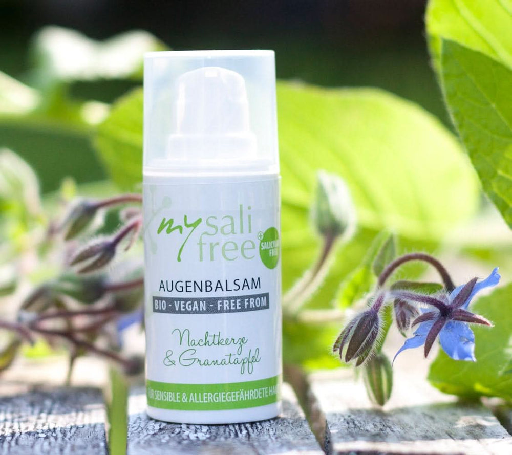 Mysalifree BIO EYE BALM, intensive anti-wrinkle eye cream for sensitive skin, with pomegranate and ocher, 15 ml Cosmetics and Beauty Naty Shop