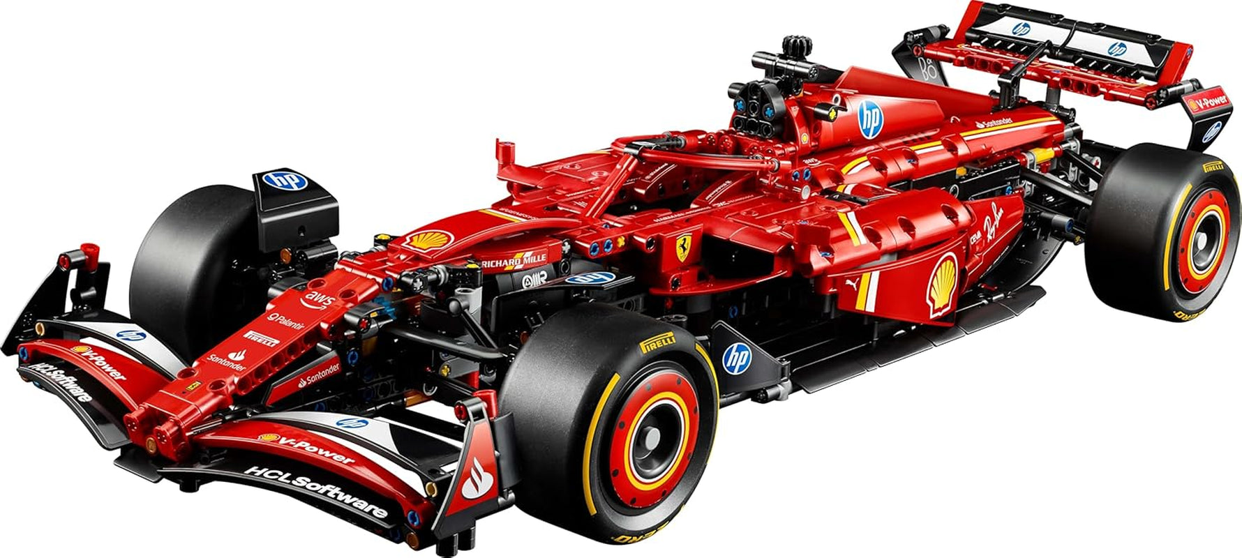 LEGO Technic Ferrari SF-24 F1 Race Car - Model car for adults - Formula 1 collectible set - V6 engine, gearbox, steering and DRS in 1:8 scale - Gift for fans of motor sports and racing cars 42207 Building sets Beuche den LEGO-Store
