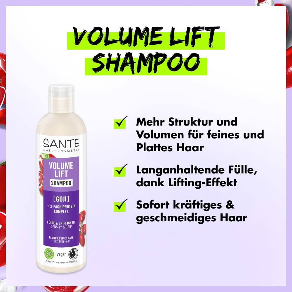 Șampon Sante Natural Cosmetics Volume Lift, 250 ml Naty Shop
