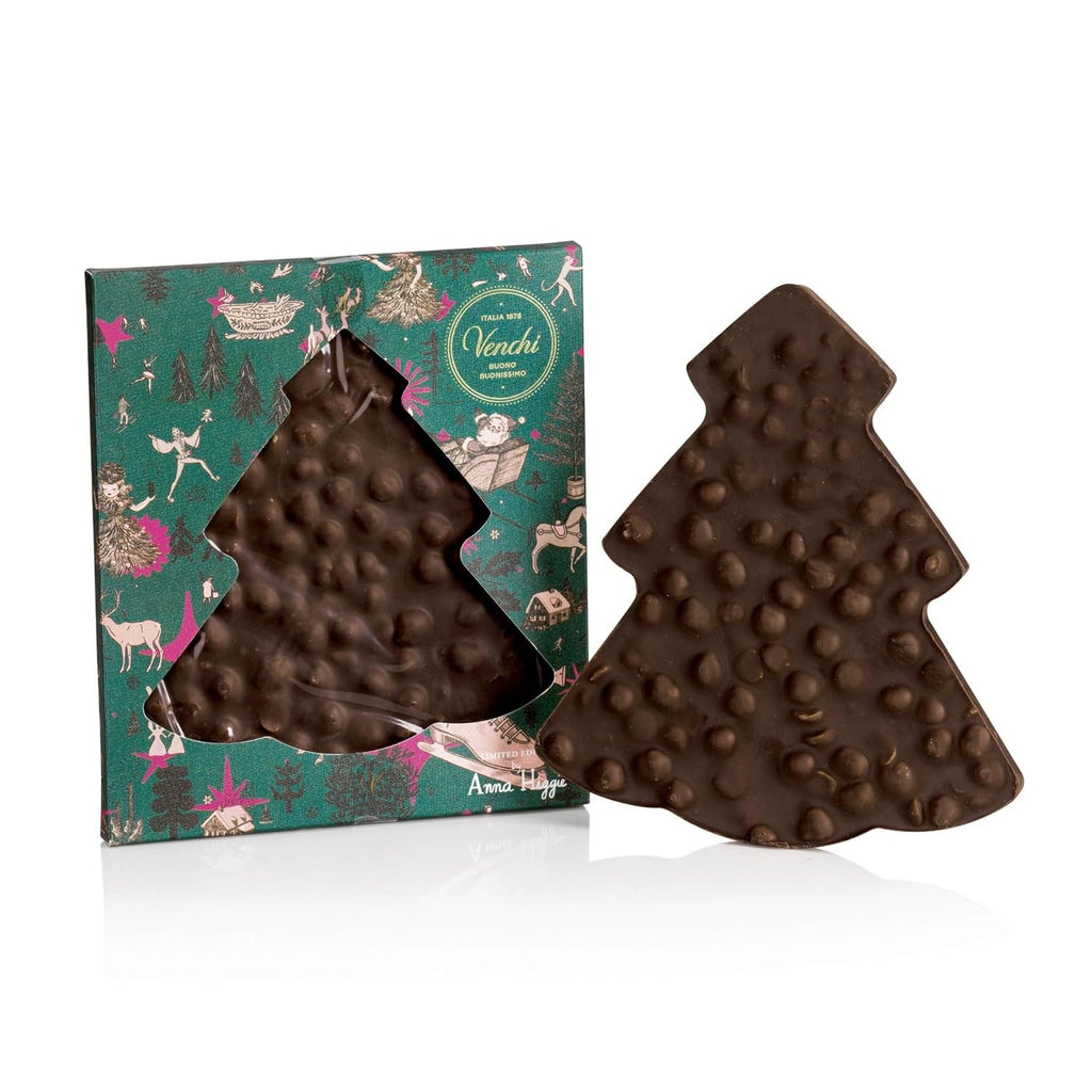 Venchi, Colecția de Crăciun - Gross&Buono, 300 grame Bomboane de Ciocolata Naty Shop Ciocolata neagra