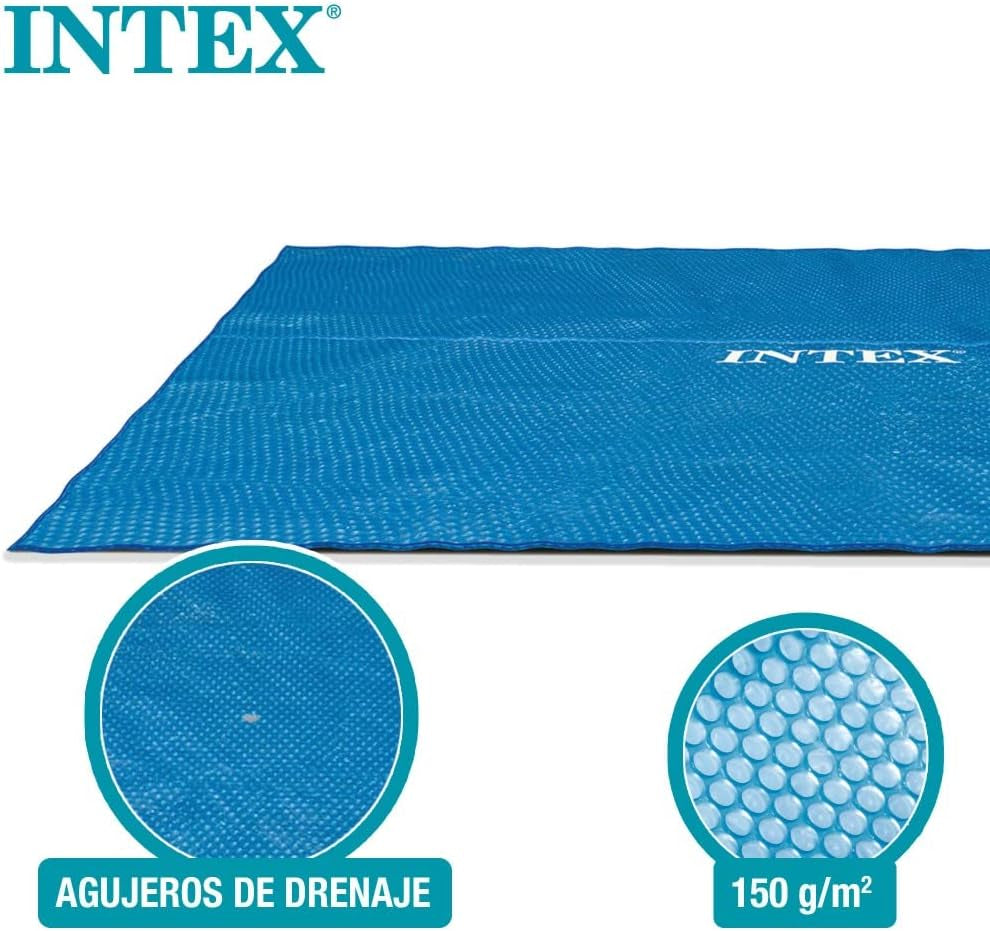 Intex Ultra Frame Rectangular Mattress Cover 549 x 274 cm, 160 Micron Thickness, Manufactured Dimensions: 538 x 253 cm, 28016, Blue