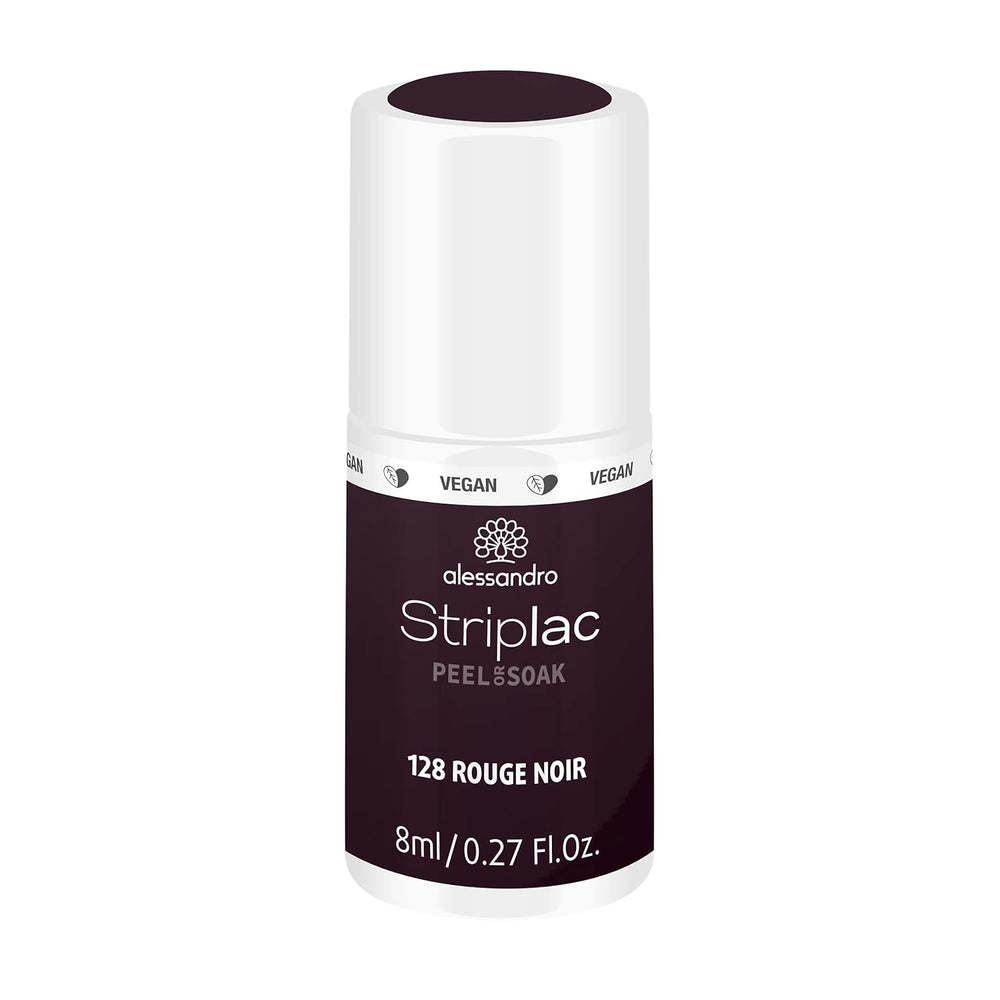 UV nail polish alessandro Striplac Elegant Ruby - Delicate and long-lasting - Easy removal thanks to peel-off removal technology - Vegan and cruelty-free - 8 ml
