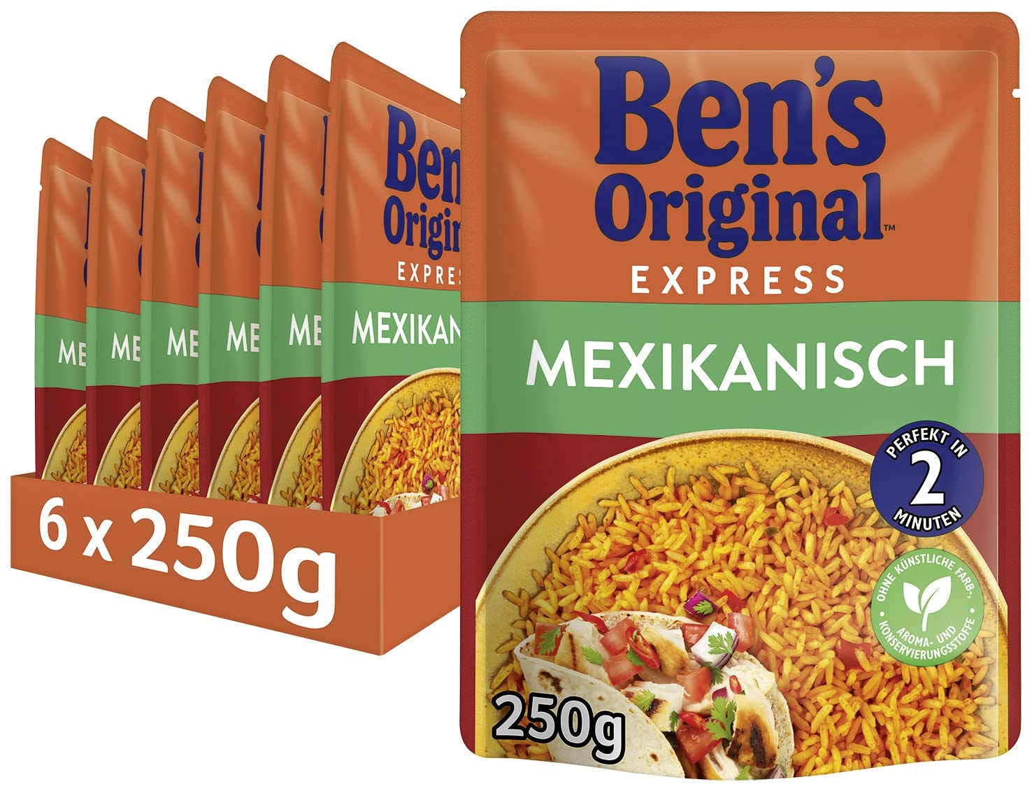 BEN'S ORIGINAL™ Mexican express rice 6 x 220g