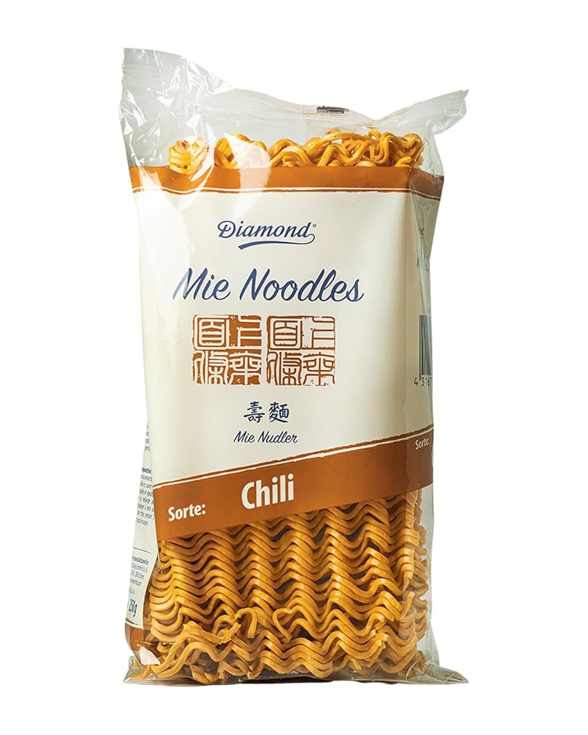 DIAMOND Mie Chili Noodles, wheat noodles with chili powder, egg-free, quick and easy, vegetarian - 1 x 250 g