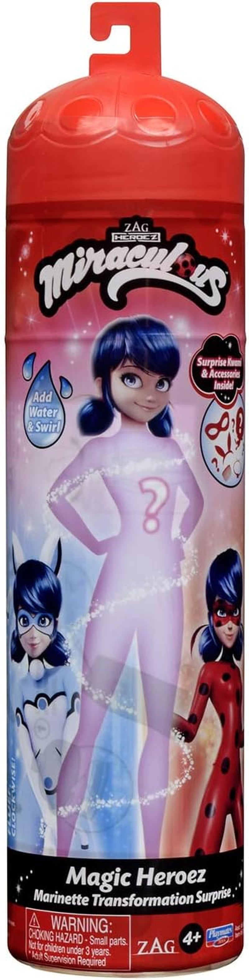 Bandai - Miraculous Ladybug - Doll Marinette Color Change Surprise - Miraculous Jointed Doll, 26 Cm + 3 Surprises - Random Model - P50390 Dolls Naty Shop