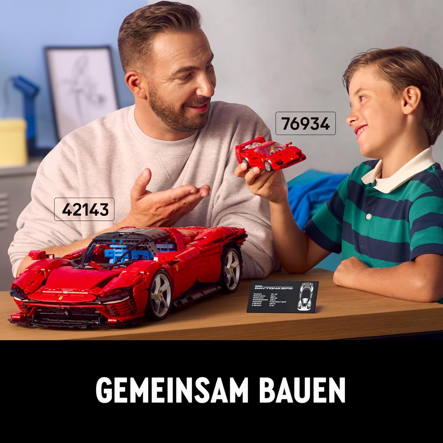 LEGO Speed Champions Ferrari F40 Super Sports Car, Playset with Buildable Toy Car and Minifigure Driver, Collection Building Set for Kids, Gift for Boys and Girls 76934 Building Sets Besuche den LEGO-Store