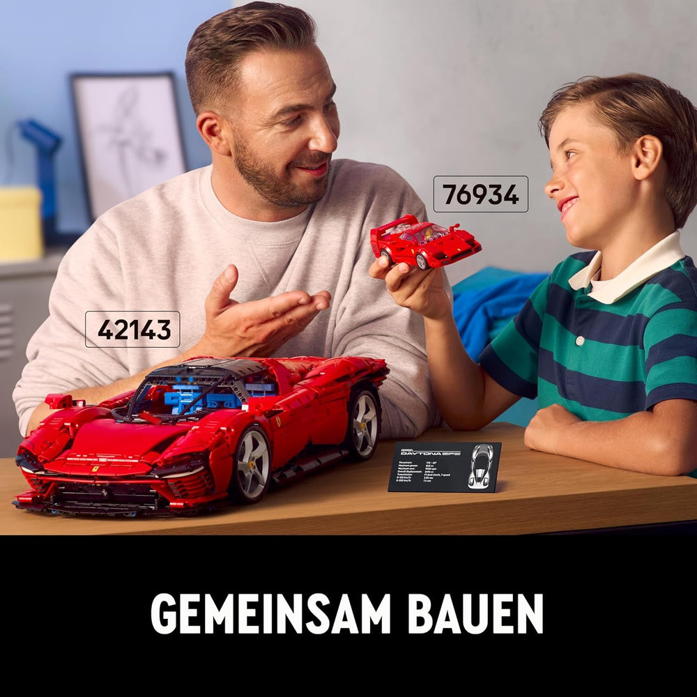 LEGO Speed Champions Ferrari F40 Super Sports Car, Playset with Buildable Toy Car and Minifigure Driver, Collection Building Set for Kids, Gift for Boys and Girls 76934 Building Sets Besuche den LEGO-Store