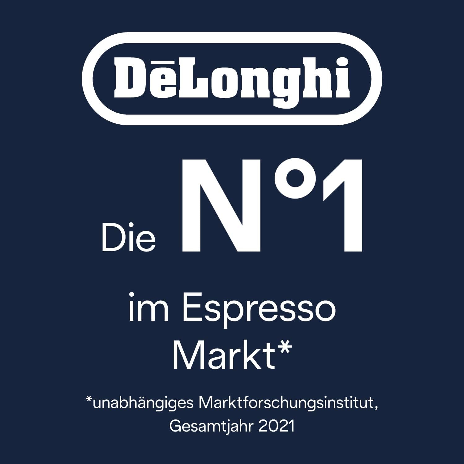 De'Longhi Dinamica Plus ECAM 370.70.B Espressor complet automat cu sistem LatteCrema Milk, Cappuccino și Espresso, ecran tactil color TFT de 3,5 inci și control prin aplicație, funcție cafetieră, negru