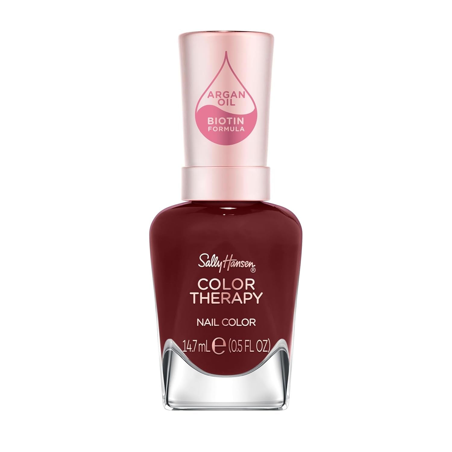 Color Therapy Nail Polish, 400 Confident Queen, Color, Strengthening, Care, 14.7 ml
