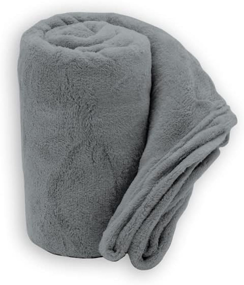 Soft blanket | Plaid | Soft Touch | 130 X 160 Cm | Powder Quilts and quilts Naty Shop Pearl gray 130X160