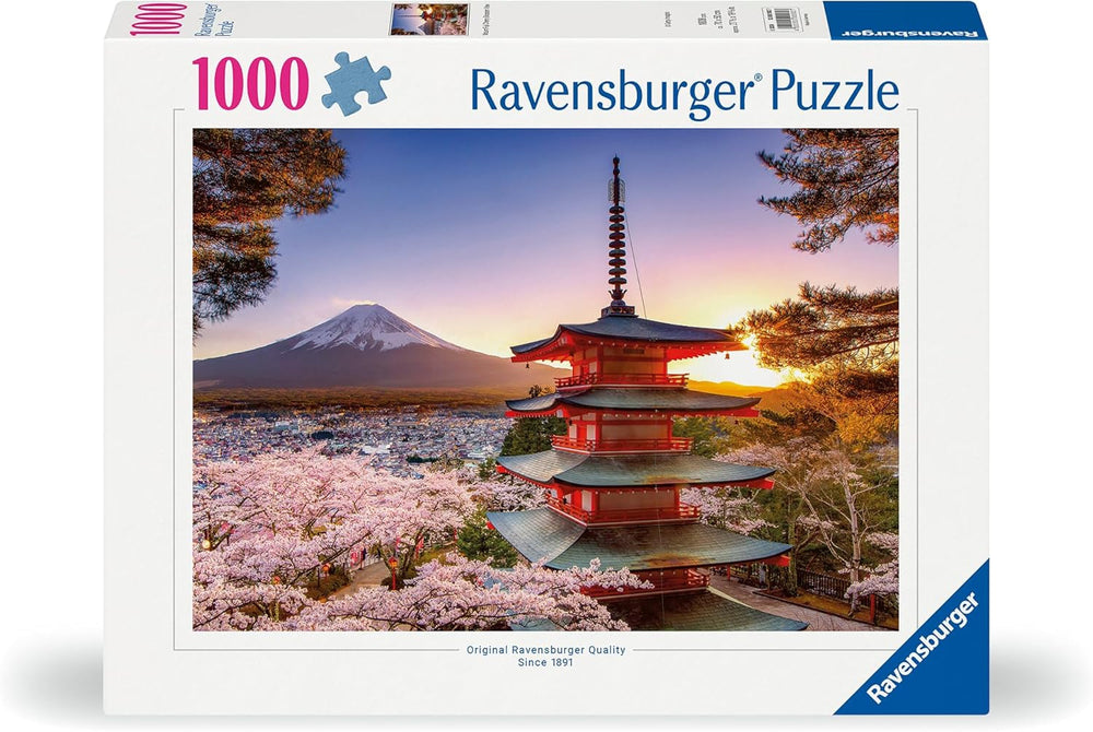 Ravensburger Puzzle 12000582 - Cherry blossoms in Japan - 1000 piece jigsaw puzzle for adults and children over 14, Puzzle Naty Shop
