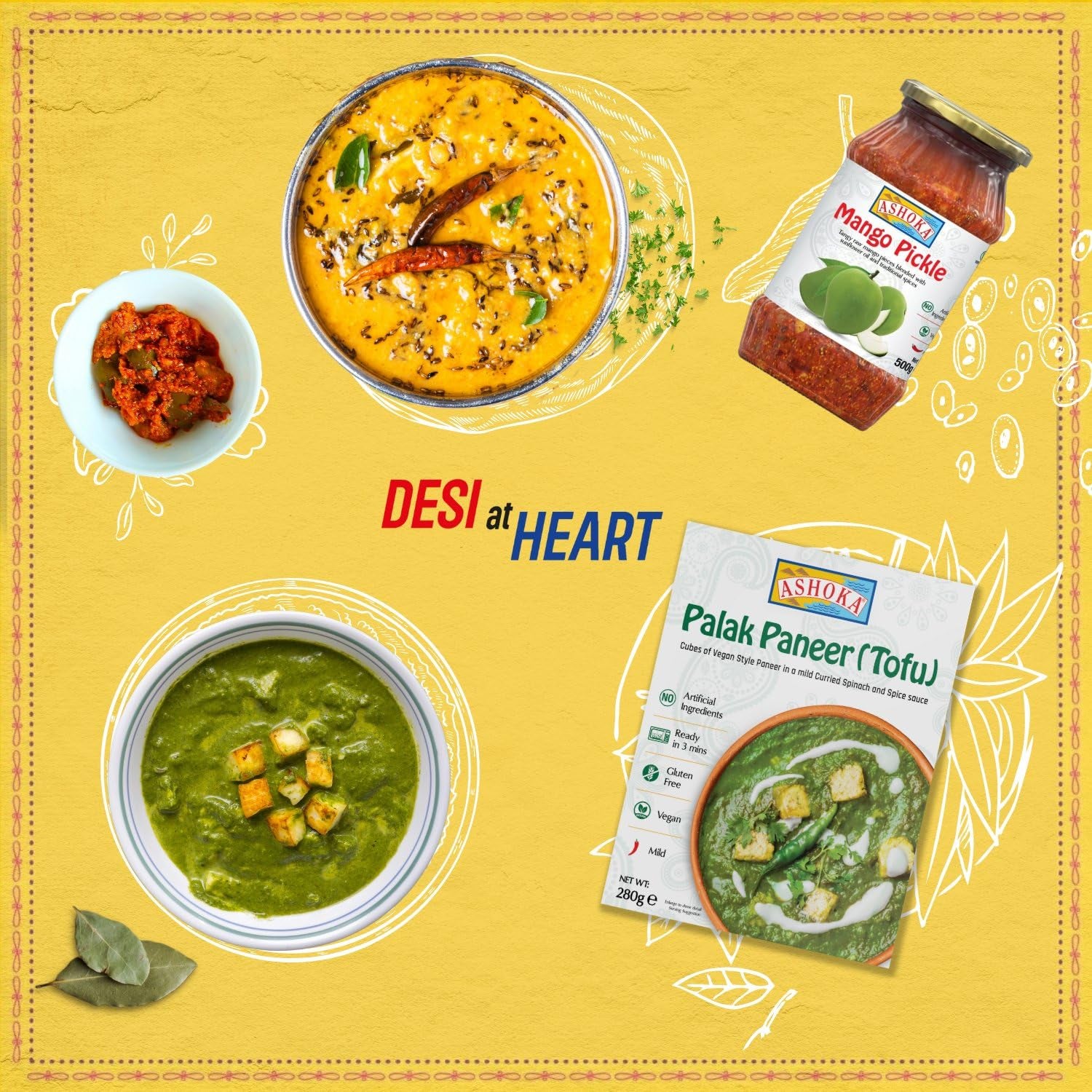 ASHOKA - Geschälte Ginger Knoblauch Paste - (1 X 1 KG)