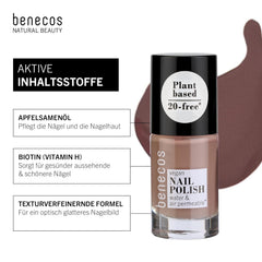 Benecos 20-Free Rock It vegan nail polish - herbal nail polish - fast drying and long lasting - water permeable - enriched with biotin - 5ml