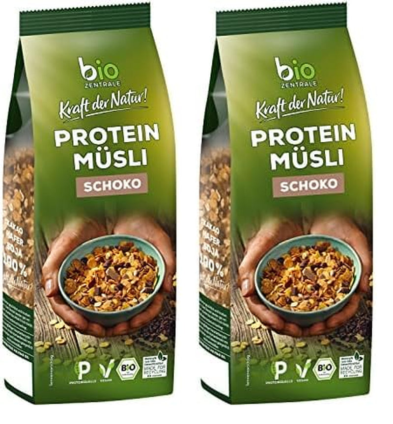 Biozentrale pure protein muesli - 375g - Organic with honey - As breakfast cereal or as a snack