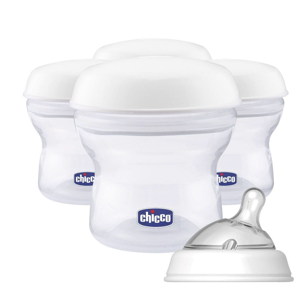 Chicco milk storage container Step up New Including silicone teat Accessories Food and Breastfeeding Bebe Naty Shop