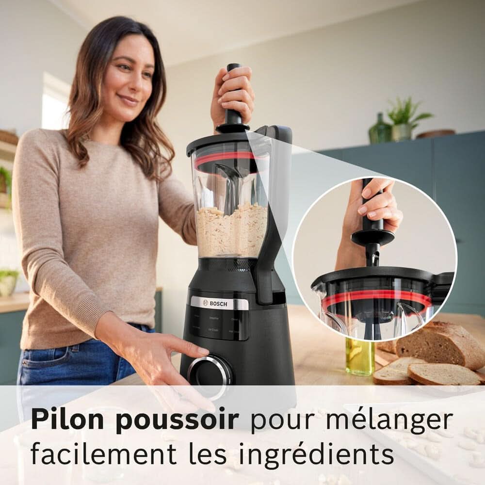 Vitapower Standmixer, Series 6, 1,800 W, 6 Programs, Prospeed Klingen, Tritan™-Krug, Schwarz, MMB6652B Kitchen Naty Shop