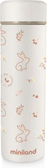 Miniland NATUR THERMOS BUNNY - termos, 450 ml pentru alimente pentru copii, multicolor Accesorii Hrana si Alaptare Bebe Naty Shop Single Portocaliu Natur Thermos Bunny