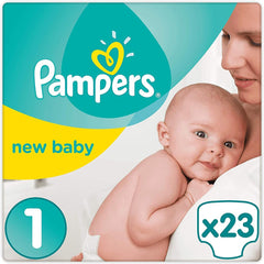 Pampers Premium Protection New Baby diapers, size 1 (newborn), 22 pieces