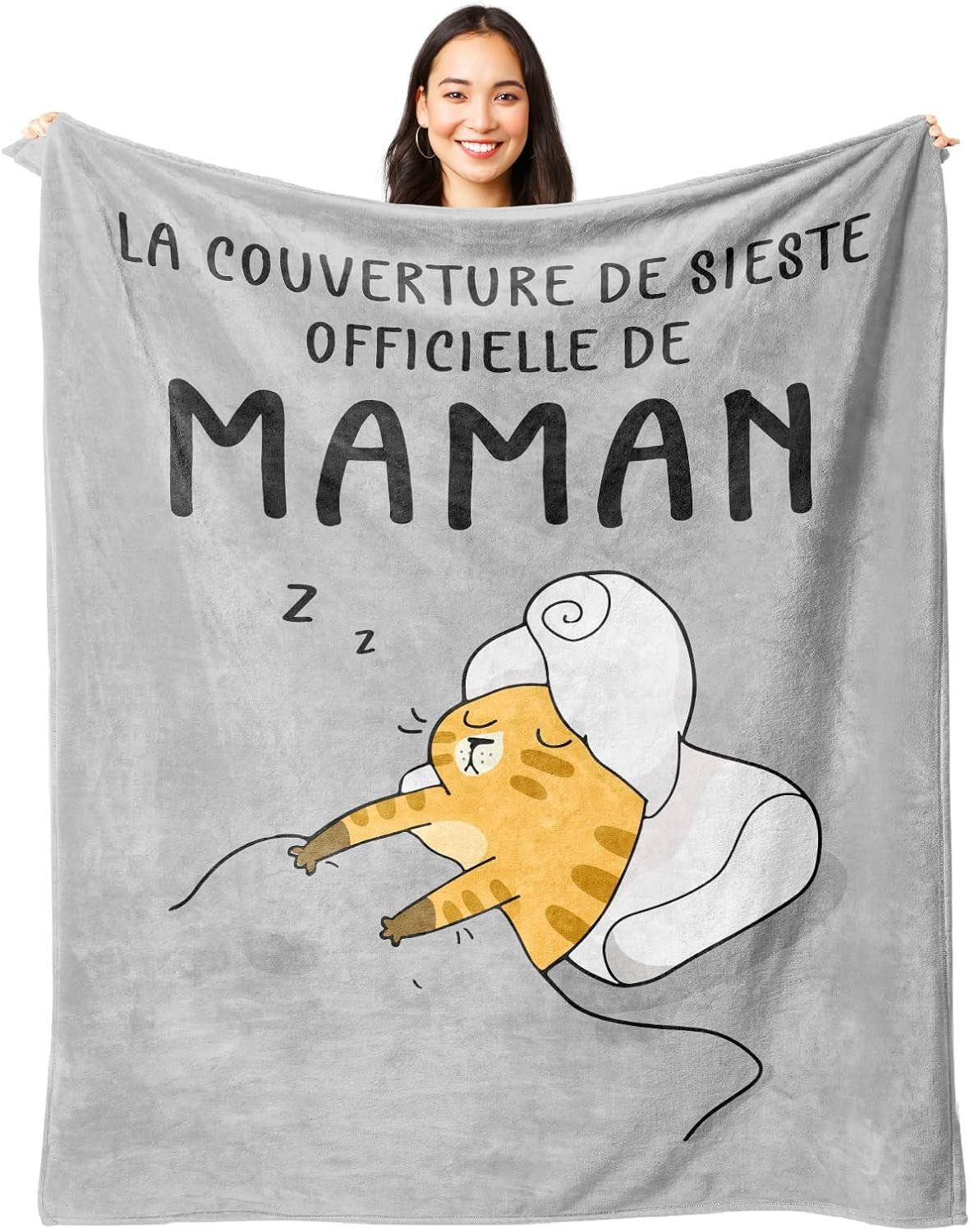 Juratar flannel blanket for dad - gift for birthday, father's day and Christmas - 152 X 130 cm Beds and Blankets Besuche den Juratar-Store Maman