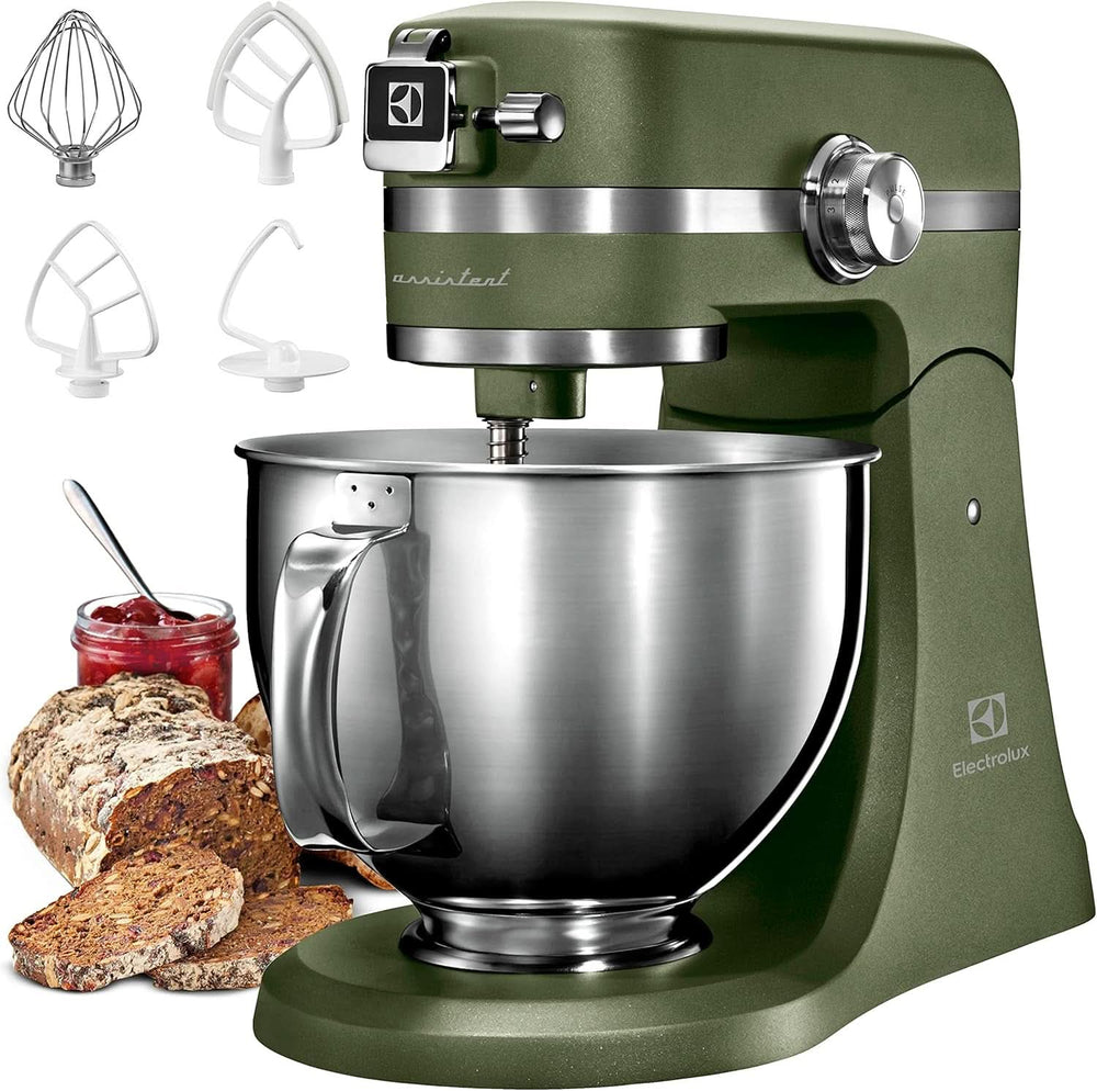 Food processor Electrolux Assistant EKM5570, 1200W, metal body, 10 speeds Naty Shop Green Previous Model
